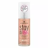 essence Stay All Day 16H Long-Lasting Foundation Soft Almond 40, 48 items, 1.0 unità