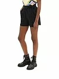 TOM TAILOR Denim 1035702 Bermuda Shorts, Nero (14482-Deep Black), M Donna