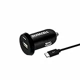 Duracell DR5020A Presa da 12V a Singolo USB 2.4A, Nero