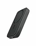 Baseus Magnetico Power bank, 10000mAh Caricabatterie Portatile, Wireless Magnetico Power Bank con cavo USB C PD 20W, MagSafe Power Bank per iPhone serie 15/14/13/12, nero