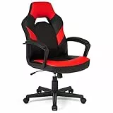 IntimaTe WM Heart Sedia Gaming, Sedia da Gioco ergonomica, Sedia da Scrivania per Adulti, Sedia da Ufficio Girevole,  Sedia da Computer, con Meccanismo d'Inclinazione, Rosso