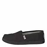TOMS ALPARGATA, Mocassino Basso, Nero, 38 EU