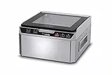 Caso VacuChef 40 1417 - Macchina per sottovuoto in acciaio INOX, 3 l, 70 litri/minuto, doppia saldatura, tempo di aspirazione e saldatura regolabile