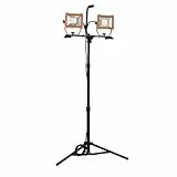 Smartwares Lampada da Lavoro LED con Treppiede FCL 80114, 4800 Lumen, Doppia Luce, Supporto Regolabile