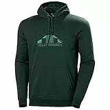 Helly Hansen Uomo Nord Graphic Pull Over Hoodie, Verde scuro, M