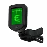 Accordatore Chitarra Acustica Clip On, Accordatore Chitarra Elettronico Tuner a Clip Per Accordatore Chitarra Elettrica,Chitarra Acustica,Basso,Violino,Ukulele E Altri Strumenti