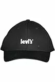Levi's Poster Logo Flexfit cap Cappellino da Baseball, Nero Normale, Taglia Unica Uomo