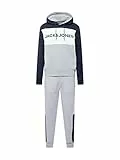 JACK & JONES Completo da jogging da uomo, con felpa e pantaloni da tuta, XS