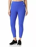 Champion Rochester 1919-Champion Logo Crop Leggings, Blu Cobalto (ETR), M Donna