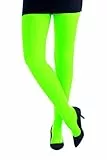 P'tit Clown 74702-Calzamaglia Opaca, Fluorescente, Colore: Verde