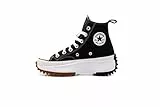 CONVERSE Run Star Hike Canvas Platform, Sneaker Uomo, Schwarz, 39 EU
