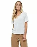 Peppercorn Marina V-Neck T-Shirt Donna, Bianco (0001 White), M