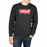 Levi's Graphic Crew B Co Hm Two Color Jet Blac, Felpa Uomo, Co Hm Two Color Jet Black, M