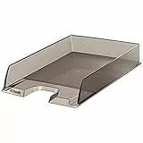 Leitz Esselte EUROPOST Vaschetta Portacorrispondenza, F.to A4, Polistirene (PS), Impilamento verticale o 'a sbalzo', Fumè, 1 Pezzo, 623604