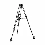 Manfrotto FastTripod, Treppiede Video Professionale 645 Fast a Doppio Tubo in Alluminio, Leggero, Cavalletto Macchina Fotografica, Reflex, Mirrorless, Camcorder, Sistemi Video, Videomaker, Vlogger