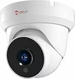 Anpviz 4MP Telecamera PoE Esterno Dome con Microfono, Rilevamento del Movimento, Videocamera Sorveglianza IP66, Visione Nottura IR 30m, Accesso Remoto, Alloggiamento in Metallo, Nessuna istantanea