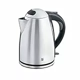 WMF Stelio Bollitore in acciaio inossidabile, 1,7l, con filtro, 2400W, wireless, indicatore livello acqua illuminato, filtro acqua calce, cromargan opaco