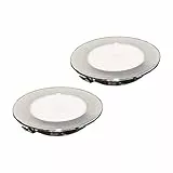Anidea 2 Faretti Led da Incasso NIX NUOVA VERSIONE 2020-2W, 150LM, 220V, trasformatore integrato, faretti ultrasottili per interni, IP44 Classe II, luce bianca uniforme, Diam. 72mm – Alt. 14mm