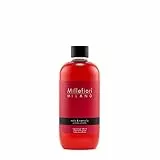 Millefiori Milano Ricarica per Diffusore di Aromi per Ambiente, Fragranza, Mela & Cannella, 500 ml