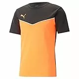 PUMA Maglia Individualrise, Calcio Uomo, Nero-Ultra Arancione, S