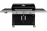 Char-Broil New Performance Series 340B - Griglia Barbecue con 3 Fuochi con Tecnologia TRU-Infrared, Finitura Nera