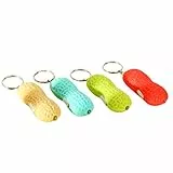 Garneck, Portachiavi a Forma di Arachidi con Ciondolo, Decorazione da Appendere Come Regalo Creativo (Colore Casuale)