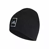 adidas Fleece Beanie, Cappello Uomo, Black/White/Black, M