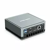 MINIS FORUM Mini PC UM700, AMD Ryzen 7 3750H 4-Kern-CPU 16 GB DDR4/256 GB SSD Mini computer desktop, HDMI/USB-C/DisplayPort, WLAN, USB3.1 * 3