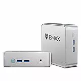 BMAX Mini PC Windows 11 Pro B3 8GB DDR4 256GB Jasper Lake N5095 (bis zu 2,9 GHz) M.2 SSD Mini Desktop Computer Dual-Screen Display HDMI 2.0×2/WiFi 5 / Gigabit Ethernet