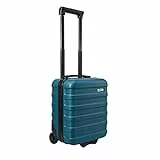 Cabin Max Anodo 24L TwinWheel 40x30x20cm Wizz Air Easyjet Valigia Trolley Cabina Sottosella (Mare infinito, 40 x 30 x 20 2 Ruote)