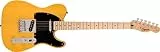 Squier Fender Sonic Telecaster® chitarra elettrica, tastiera in acero, battipenna nero, biondo butterscotch