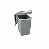 Elletipi Swing 2.0 PBN ASG34 Pattumiera Automatica da Anta in plastica Grande capacità 18 Litri