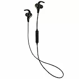 JVC Auricolari in ear AE sport Bluetooth con gancio mobile (Pivot Motion), a prova di sudore (IPX5), compatibile con app AE Run & Music, Nero