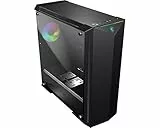 MSI MPG GUNGNIR 100 Case ATX/EATX, ventola ARGB e controller incluso (Mystic Light), radiatori fino a 420mm, vetro temperato 4mm, airflow ottimizzato, personalizza in 3D, 2x USB 3.0 + HD Audio / Mic