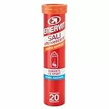 Enervit, Sali Effervescenti, Gusto Arancia, per l'Integrazione Sportiva, Riduce la Stanchezza, con Magnesio, Vitamina B6 e Vitamina C, Tubo da 20 Compresse