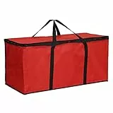Totò Piccinni Borsa per Albero di Natale e Decorazioni Natalizie, Resistente e Impermeabile (Media 82x39x36cm. Per Alberi fino a 210 cm)