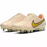 Nike Tiempo Legend 9 Elite SG-PRO AC, Soft-Ground Soccer Cleat Unisex-Adulto, Guava Ice/Yellow Strike-Sunset Glow, 41 EU