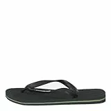 Havaianas Brasil Logo, Infradito Unisex-Adulto, Black/Black, 43/44 EU