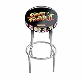 ARCADE1UP Legacy Sgabello regolabile in altezza da 54,6 cm a 74,9 cm (Street Fighter II Capcom)