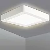 EXTRASTAR Plafoniera LED 18W(=115W), Bianco naturale 4200K 1800LM Lampada da Soffitto per Bagno, Moderni Plafoniera LED Soffitto Quadrata, per Soggiorno Camera da letto Bagno Cucina Balcone Corridoio