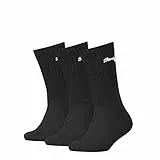 PUMA Junior Sport Socks (3 Pack) Calzini, Black, 31-34 (Pacco da 3) Unisex-Bambini