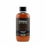 Millefiori Milano ricarica per diffusore di fragranza per ambienti | Vanilla & Wood | 250 ml di fragranza