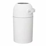 Chicco Mangiapannolini Controlla Odori, Smaltimento Pannolini, Cestino Contenitore Compatto e Salvaspazio, Non servono ricariche, si usano i normali Sacchetti, Bianco