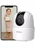 Imou 2K Telecamera Wi-Fi Interno Videocamera Sorveglianza, Rilevamento Umano, Audio Bidirezionale, Tracciamento di Movimento con Sirena, Compatibile con Alexa, Rotazione a 360°, 2.4Ghz Ranger 2C