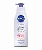 NIVEA, Crema-olio per il corpo ai fiori di ciliegio e olio di jojoba, rimpolpante, idratazione intensa, 400 ml