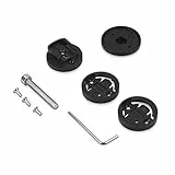 kwmobile Supporto Compatibile con Garmin Edge/Bryton Rider/CatEye - per Manubrio Bici Bicicletta Mountain Bike da 1 1/8' - Attacco in Alluminio