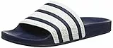 adidas Adilette, Sandali Unisex-Adulto, Blu Adiblu White Adiblu, 43 EU