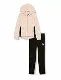 PUMA Tuta Classica con Cappuccio FL Cl G, Ginnastica Bambine e Ragazze, Quarzo Rosa, 176