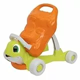 Chicco Walk & Ride Turtle Eco+, Girello e Cavalcabile 2-in-1, Assemblaggio Semplice e Sicuro, 80% Plastica Riciclata Confezione per Bambini 9 - 36 Mesi