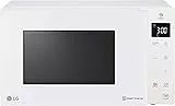 LG MH6535GDH Forno Microonde Smart Inverter con Grill al Quarzo, 25 Litri, 1000 W, Programmi Automatici, Livelli di Potenza Regolabili, Cottura a Vapore - Bianco